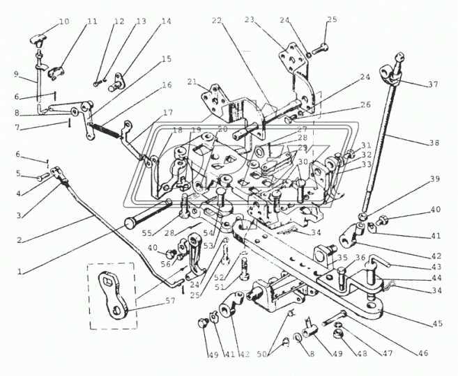 80-2707129-01 Пластина правая МТЗ РУП